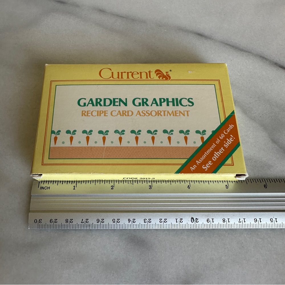 VINTAGE • 80s Kitchen Recipe Cards Cottagecore Assorted Farmhouse Designs Kawaii - Picture 11 of 13